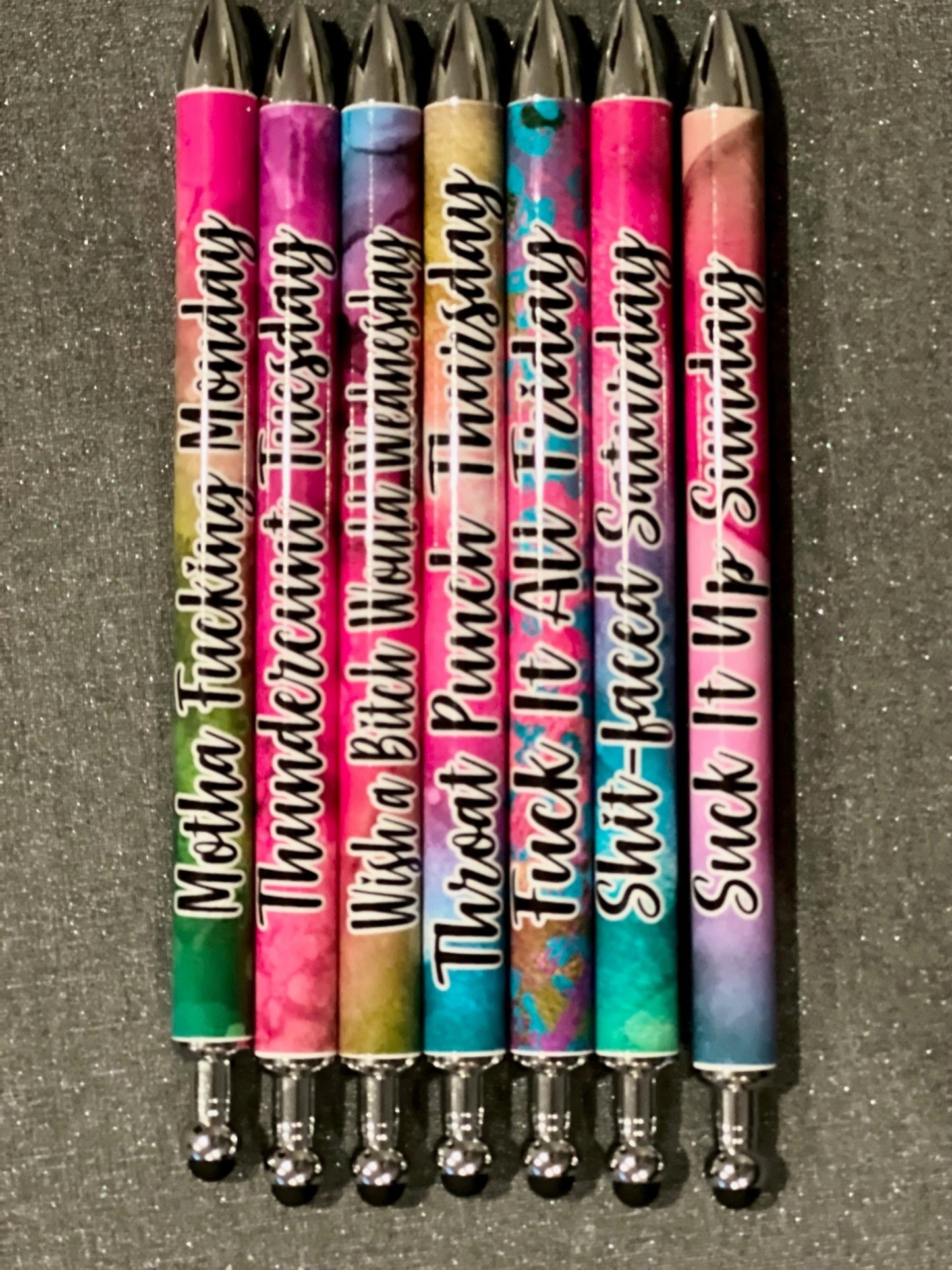 Days of the week 7PC set Pen/Mechanical Pencil