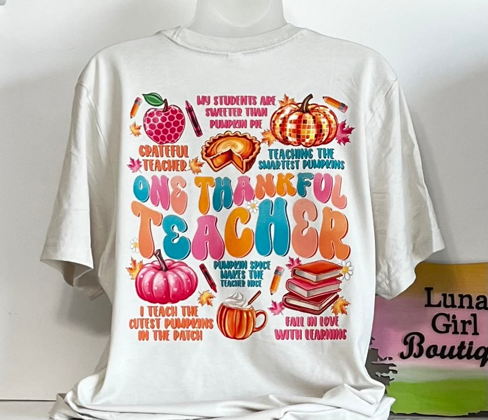 Fall Teacher Tshirt