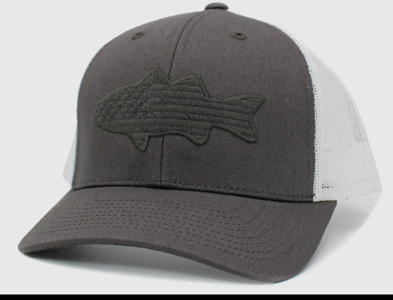 Fish Flag Mesh Back Ballcap