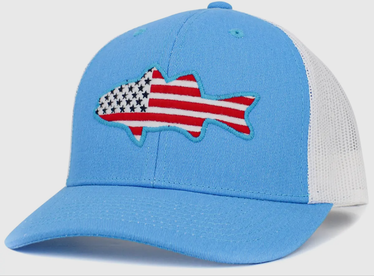 Fish Flag Mesh Back Ballcap