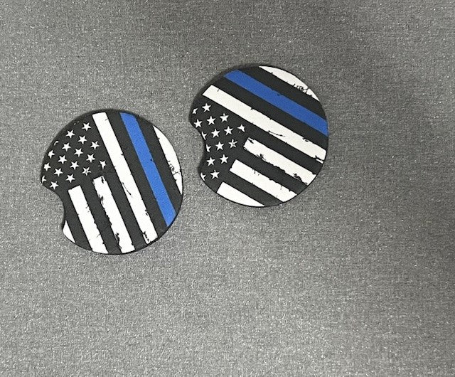 Thin Blue Line Coaster